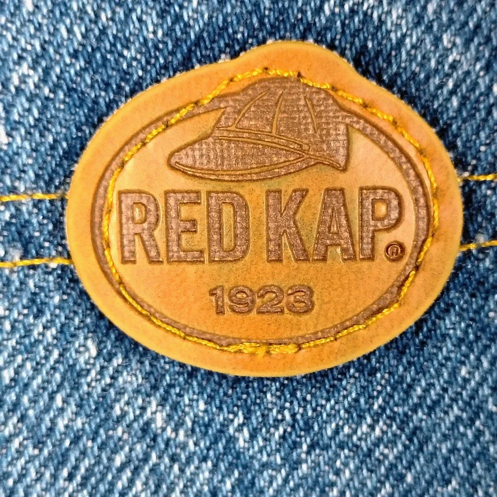 Red Kap Mens‎ 48x30 Blue Workwear Jeans Distressed Straight Leg big tall Denim